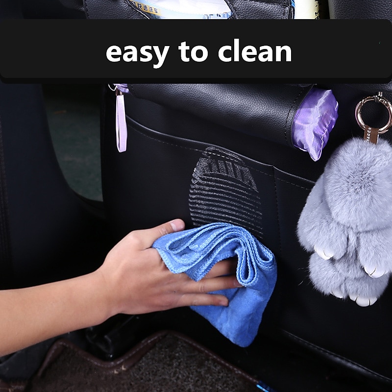 2Pack Car Seat Back Organizer PU Leather Car Seat Protector Travel Accessories Car Organizer Seat Protector Kick mats Back seat Protector and Cup Holder Travel Accessories 2026 - $43.99 –P2