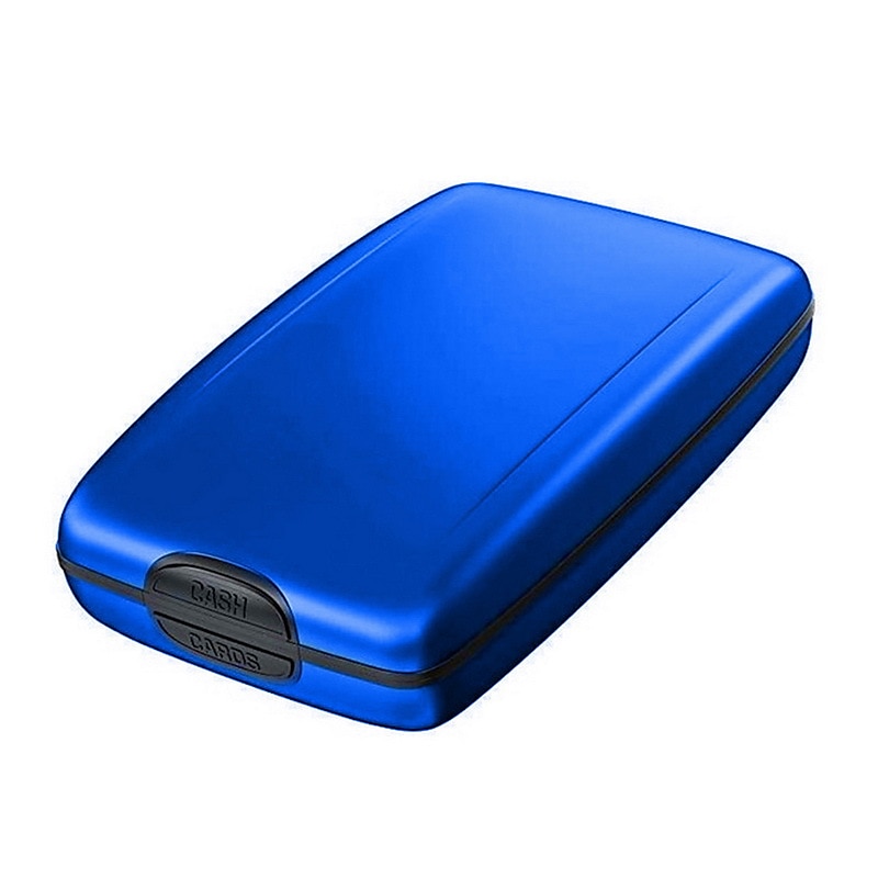 Portafoglio portacarte di credito da scrivania portacarte da visita custodia portacarte in acciaio inox plastica ABS portacarte per donne uomini del 2025 a $11.99 –P7