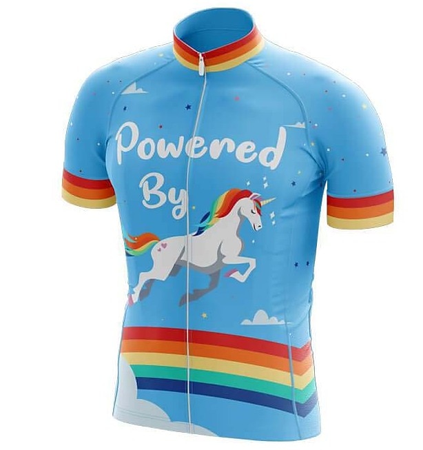 Homme Maillot de cyclisme Arc-en-ciel Licorne Drôle Manche Courte Cyclisme Maillot Top avec 3 poches arrière VTT Vélo tout terrain Cyclisme sur route Séchage Rapide Doux Bandes réfléchissantes Poche de 2026 ? $30.99 –P10