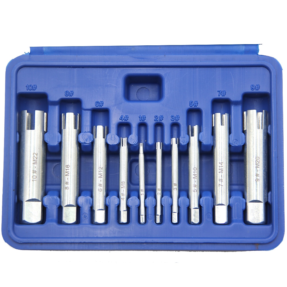 10 bucăți/set îndepărtați șuruburi deteriorate pentru extracție de robinet set de burghie accesorii pentru casă unelte din oțel aliat spart 2025 - $35.99 –P6