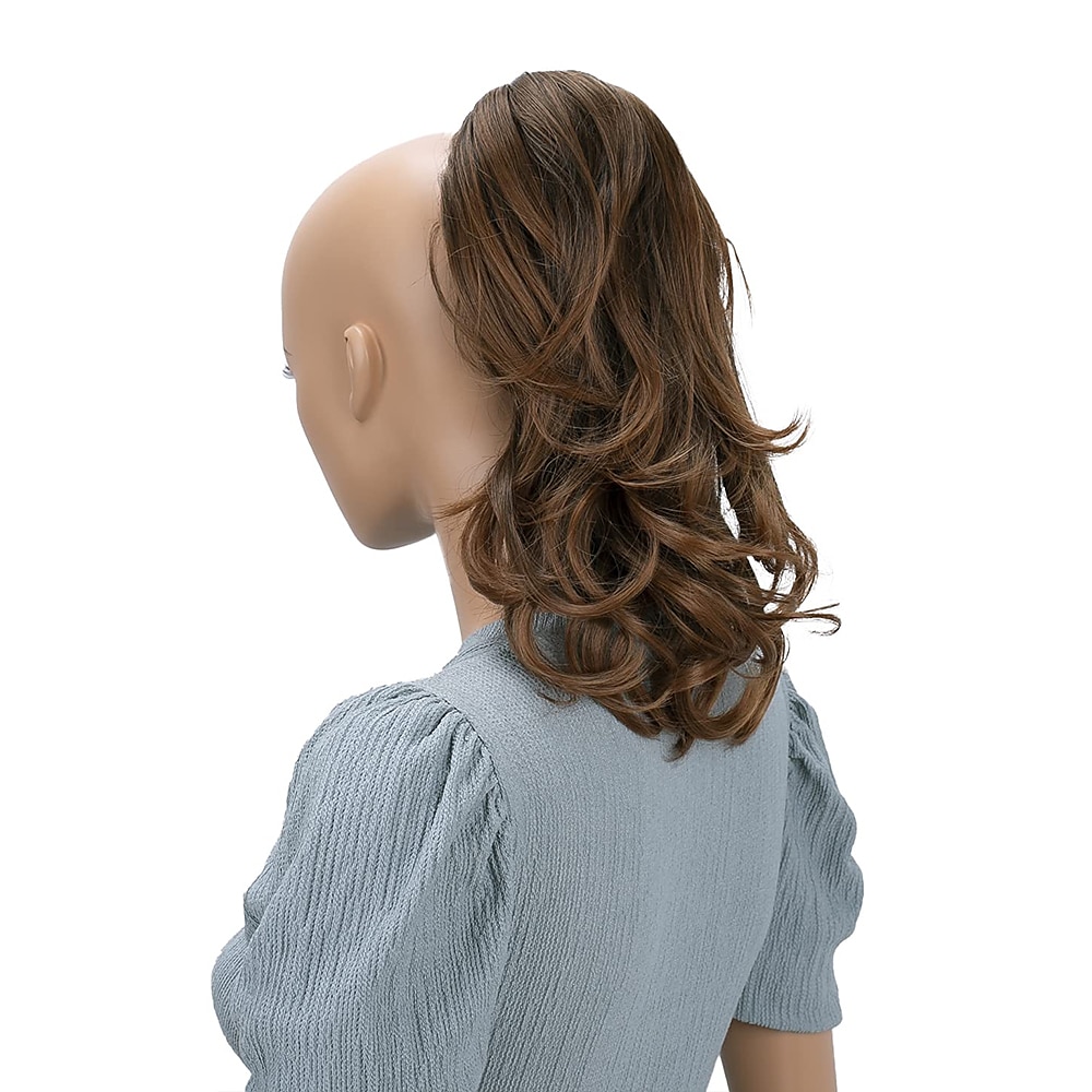 hairpiece extensions ponytail ογκώδη κυματιστό ξανθό μείγμα h136 2025 - $22.99 –P16