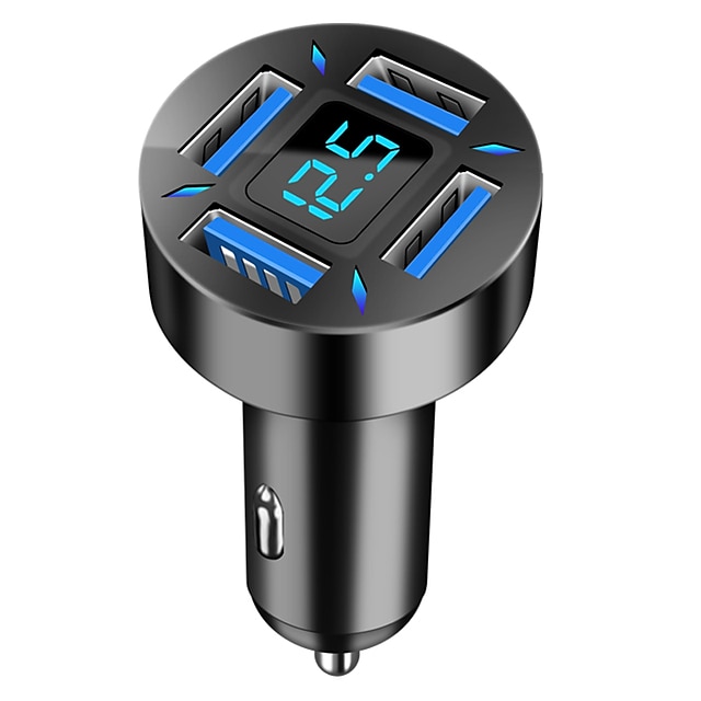 otolampara 4 in 1 66w autolader snel opladen sigarettenaansteker adapter 4-poorts usb ausb c snel opladen telefoon oplader voor iphone xiaomi samsung 2025 - $11.99 –P1