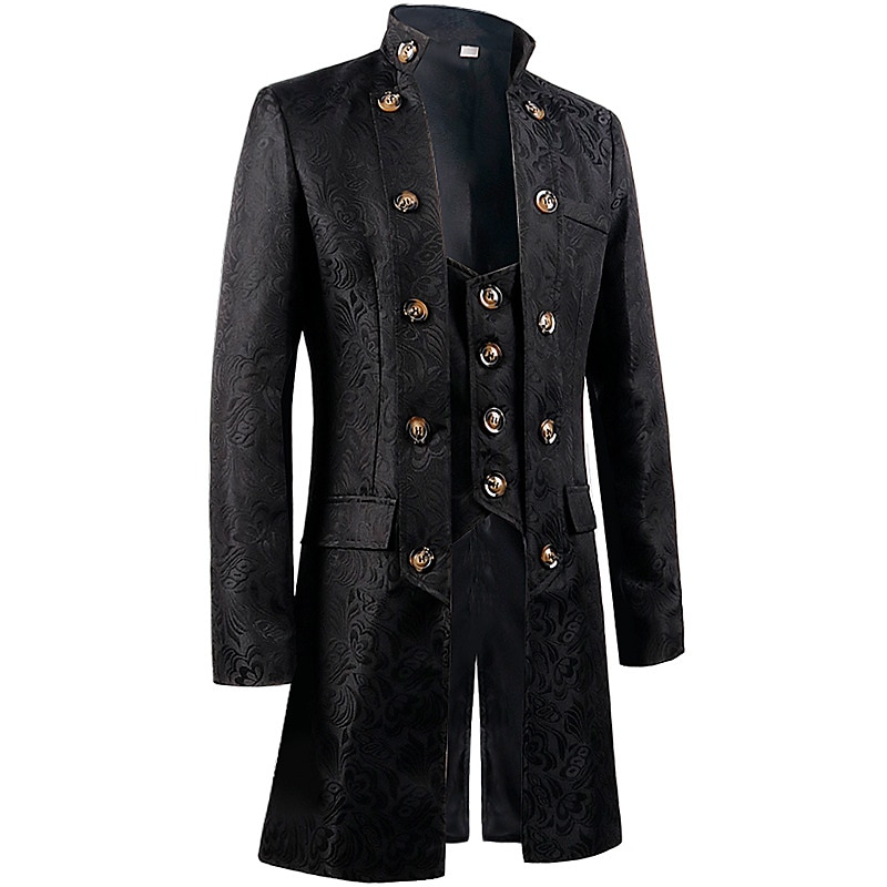 Retrò Vintage Punk & Gotico Medievale Cappotto Mascherata Frac Fiera del Ren Principe Nobile Per uomo Reale Stile Steampunk Carnevale Mascherata Festa / Sera Adulti Cappotto del 2025 a $53.99 –P3