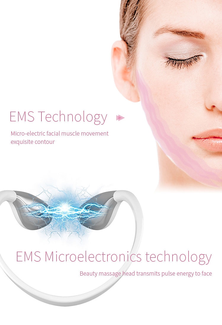 Electric V Face Lifting Double Chin Reducer Lifting Facial Slimming Shaping Microcurrent Led Light Devices Neck Massager Lift 2025 - $61.99 –P15