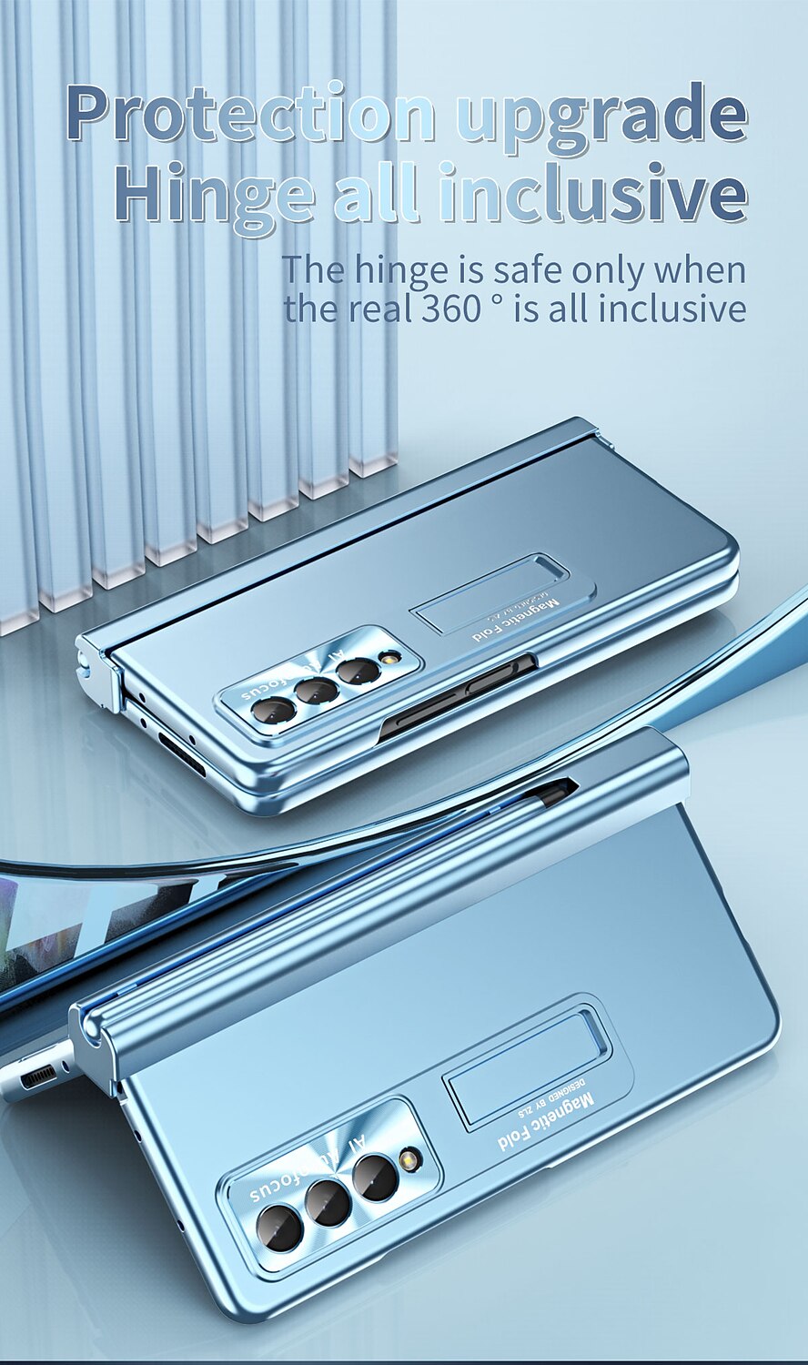 τηλέφωνο tok Για Samsung Galaxy Z Fold 5 Z Fold 4 Z Fold 3 Πίσω Κάλυμμα Προστατευτικό φακού κάμερας Σταντ ποδηλάτου με στυλό S Μονόχρωμο Ψημένο γυαλί PC Μεταλλικό 2025 - $34.99 –P4