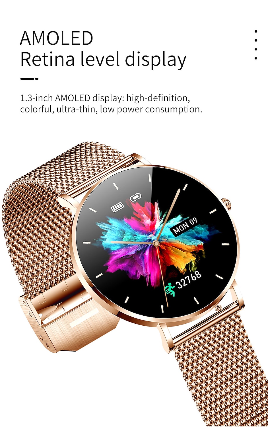 Ultra-Thin Smartwatch Women AMOLED 360*360 HD Screen Always On Display Call Reminder Smart Watch Waterproof Sports Clocks 2025 - $79.99 –P2