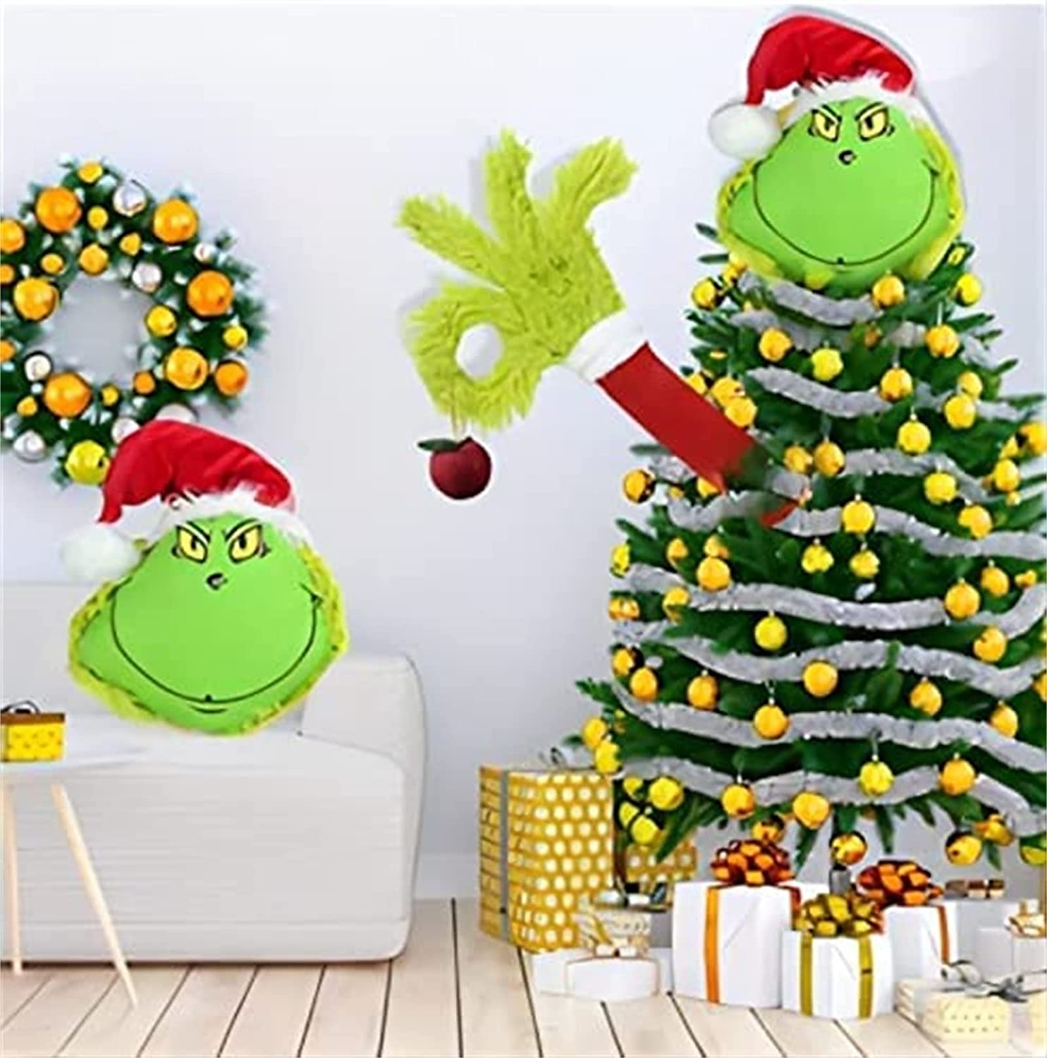 Grinch Christmas Tree (and Grinch Tree Topper) - Southern Crush at Home