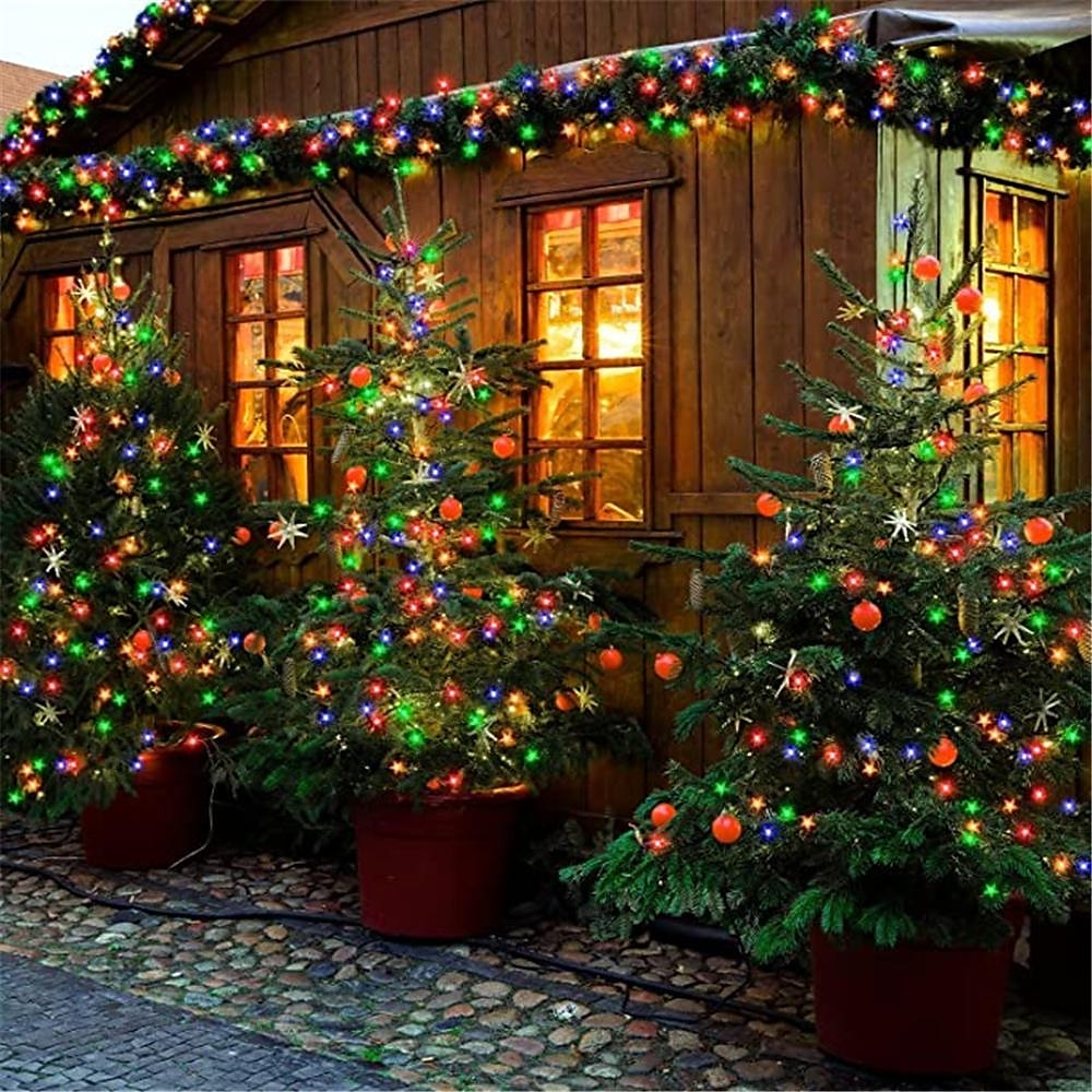 étoiles jeu de lumières lumières de noël décorations 10m usb 16 changement de couleur télécommande vacances lumières partie vacances gradation synchronisation usb alimentation nouvel an lumières de 2025 ? $25.99 –P2