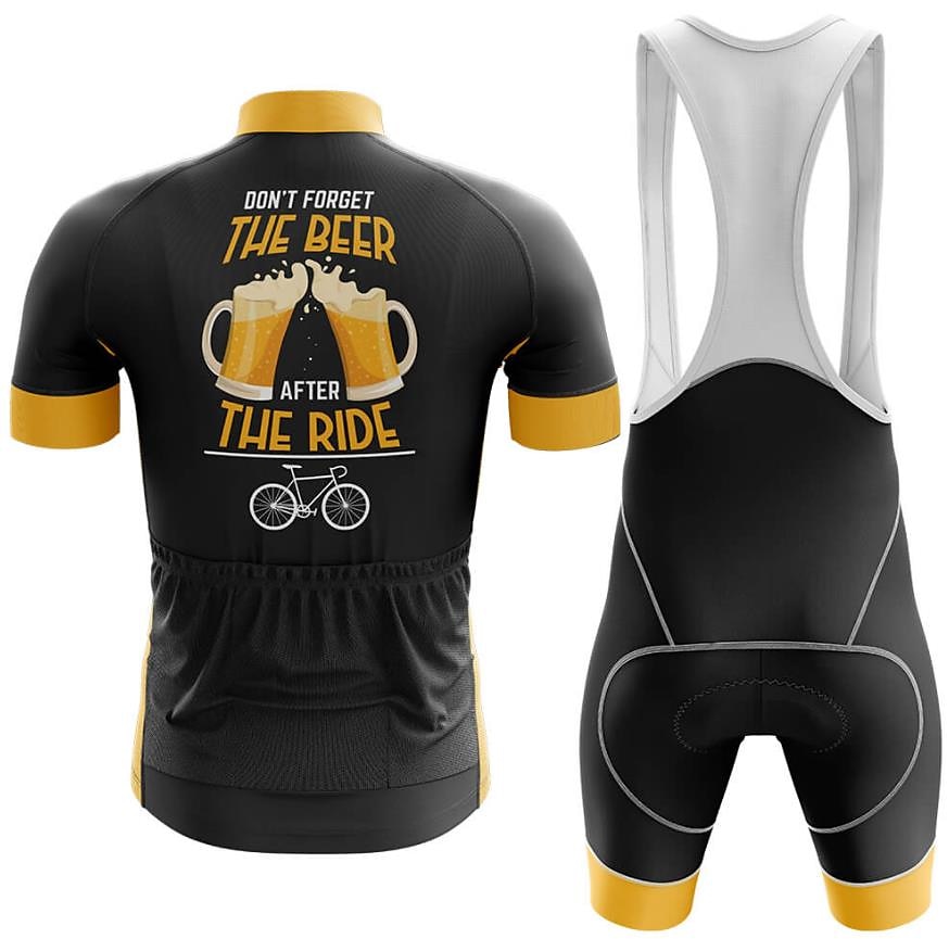 Men's Cycling Jersey with Bib Shorts Short Sleeve Mountain Bike MTB Road Bike Cycling Black Red Navy Blue Oktoberfest Beer Bike Clothing Suit 3D Pad Breathable Quick Dry Back Pocket Polyester Spandex 2025 - $41.99 –P11