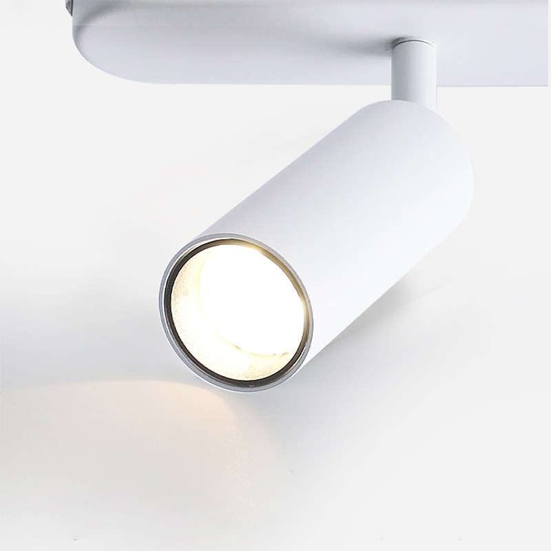 2025年 LEDシーリングスポットライト調節可能な調光可能な固定トラック照明キット、3ウェイブラックシーリングマウントスポット照明器具、キッチンギャラリー廊下用指向性スポットライトアクセントランプ（3色モード）  コレクション – $215.89 –P3