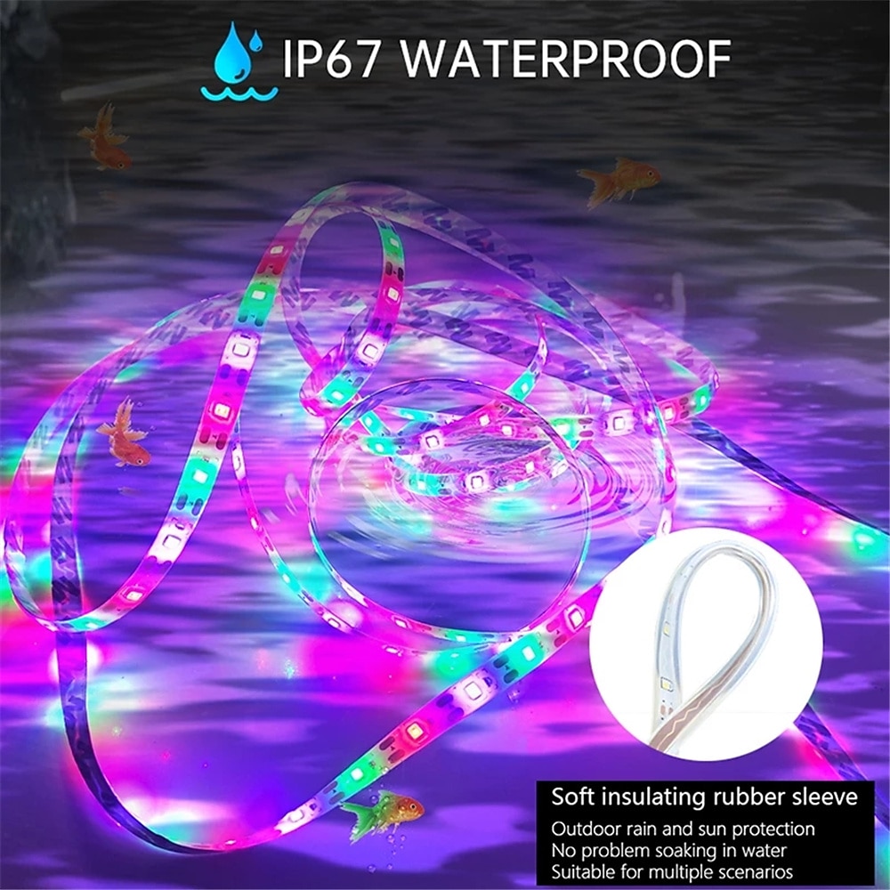 5M 10M USB Charging  Remote Control Solar LED Lamp With Outdoor Lamp Led Lamp With Garden String Lamp Led Solar Street Garden Decoration Wreath Festival Party Atmosphere Lamp 1 set 2025 - $64.99 –P10