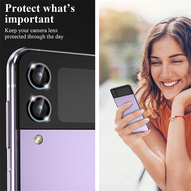 1 Set Screen Protector + Camera Lens Protector Back Screen Protector For Samsung Galaxy Z Flip 7 Z Flip 6 Z Flip 5 Z Flip 4 Z Flip 3 Tempered Glass TPU Hydrogel 9H Hardness Anti-Fingerprint High 2025 - $8.99 –P9