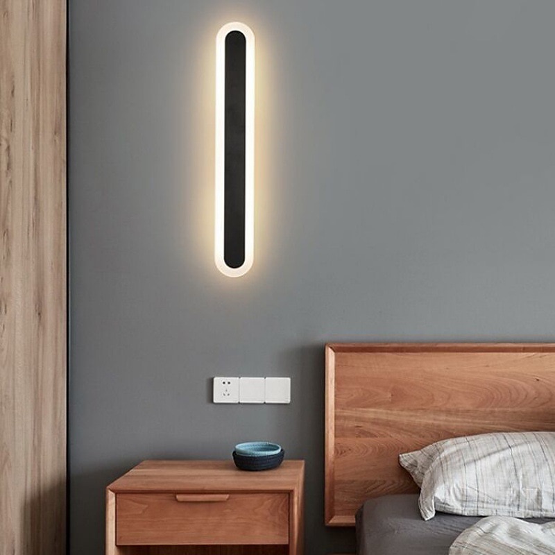 led fali lámpák hosszú csík modern beltéri fém fali lámpák tükör világítás falikarok meleg hideg fehér 3000/6000k 1500lm akril hálószoba fali lámpák 2025 - $66.99 –P3