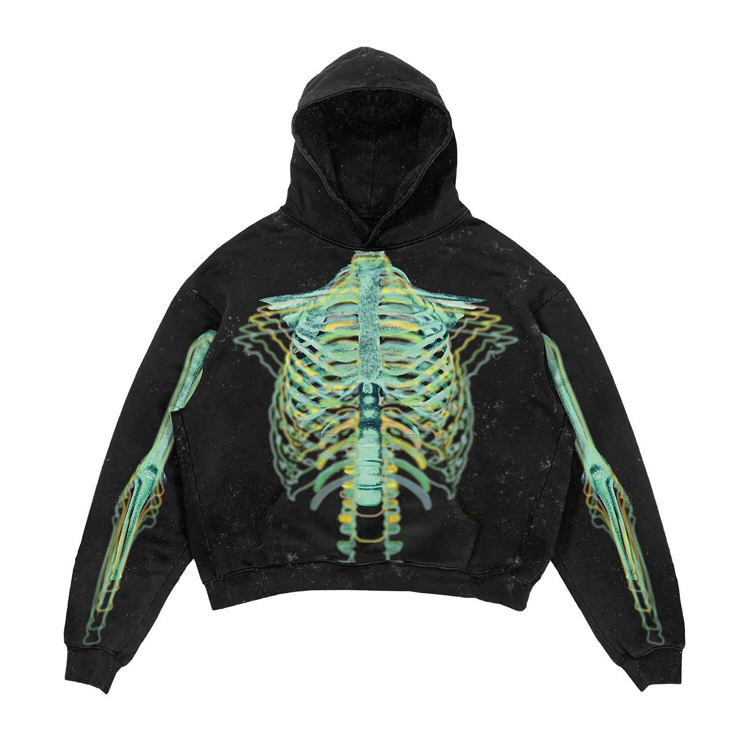 Punk Gothic Skeleton Skull Hoodie Skull Front Pocket Graphic For Couple's Men's Women's Adults' Masquerade 3D Print Casual Daily 2025 - $34.99 –P12