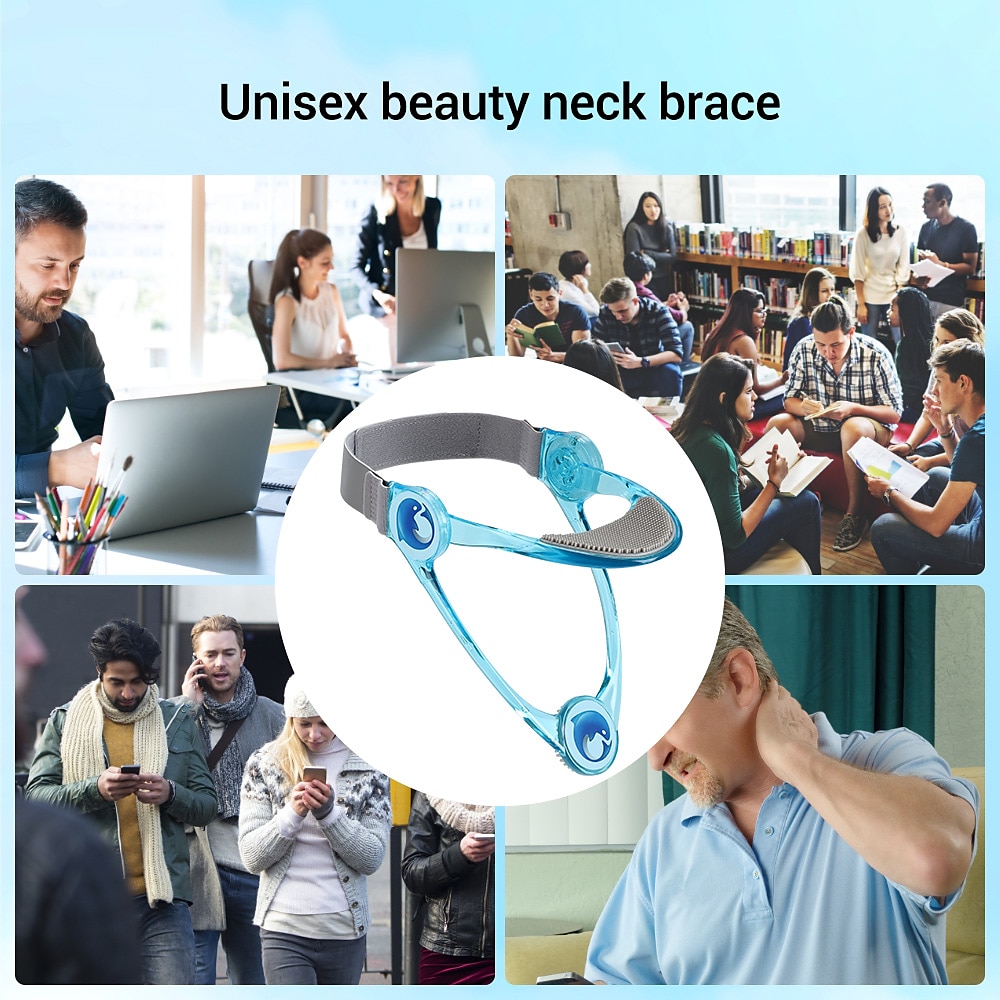 Adjustable Neck Support Braces Decompressed Shaping Cervical Traction Collar Forward Posture Corrector Health Care Stretcher for Teenager 2025 - $26.99 –P7