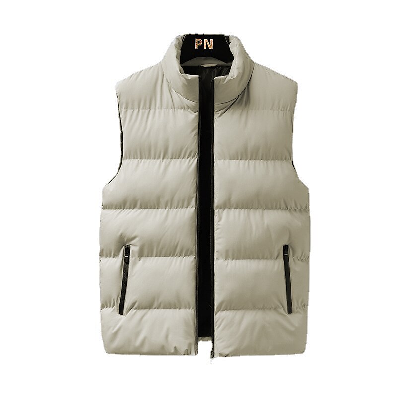 Voor heren Winterjas Winterjack Puffervest Vest Gewatteerd vest Cardigan Casual Kamperen&Wandelen Winter Zak Polyester Winddicht Warm Vrijetijdsschoenen Effen / effen kleur Opstaande boord Zwart Rood 2025 - $28.99 –P12