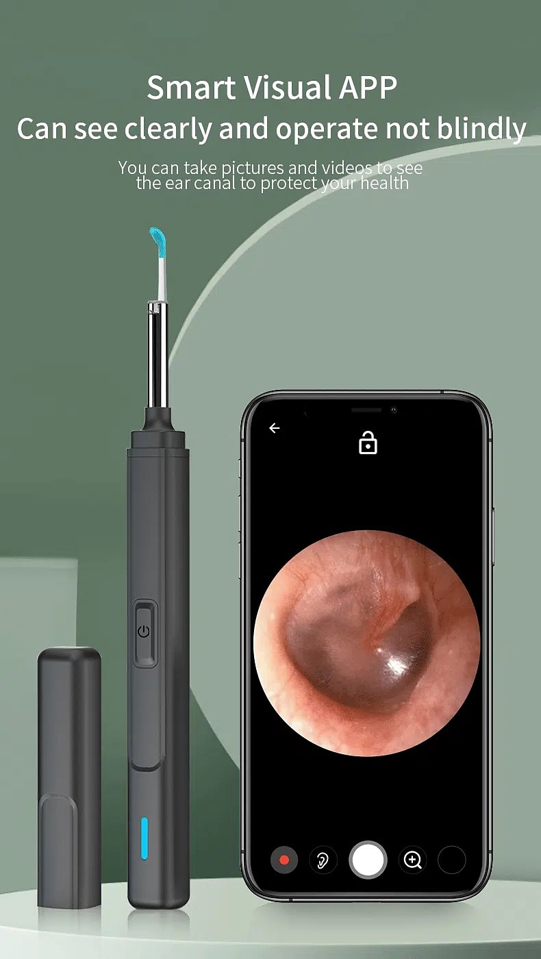 Smart Visual Ear Cleaner Ear Stick Endoscope Earpick Camera