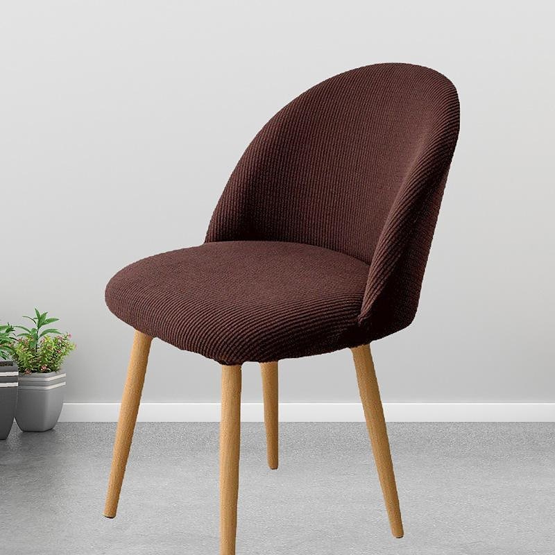 Stretch Dining Chair Cover Green Chair Seat Slipcover Velvet Elastic For Dining Party Hotel Wedding Soft Washable 2025 - $12.49 –P7