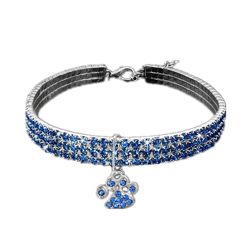 2 Pcs Dog Collars Chain for Small Medium Dogs Iced Out Crystal Stones Tennis Bling Collar Chain for Pet Puppy- Silver 2025 - $16.99 –P5