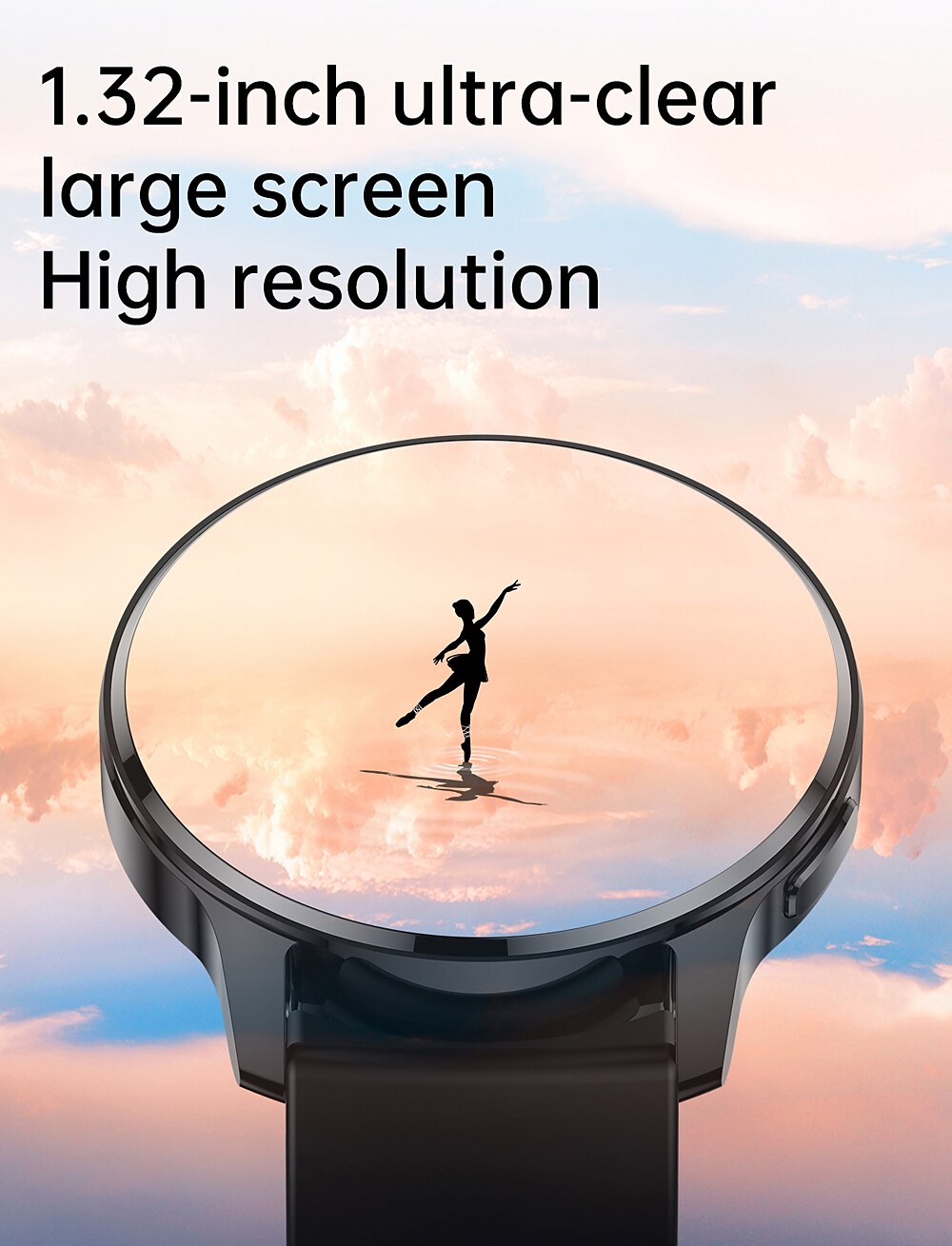 696 i50 Smart Watch 1.32 inch Smartwatch Fitness Running Watch Bluetooth Pedometer Call Reminder Sleep Tracker Compatible with Android iOS Women Hands-Free Calls Message Reminder Custom Watch Face IP 2025 - $56.99 –P5
