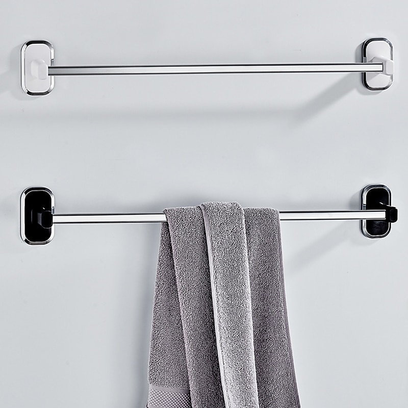 Portasalviette in acciaio inox autoadesivo con ventosa da bagno appendiabiti da bagno appendiabiti da parete in plastica aspirazione singola barra porta asciugamani senza fori del 2025 a $23.99 –P3