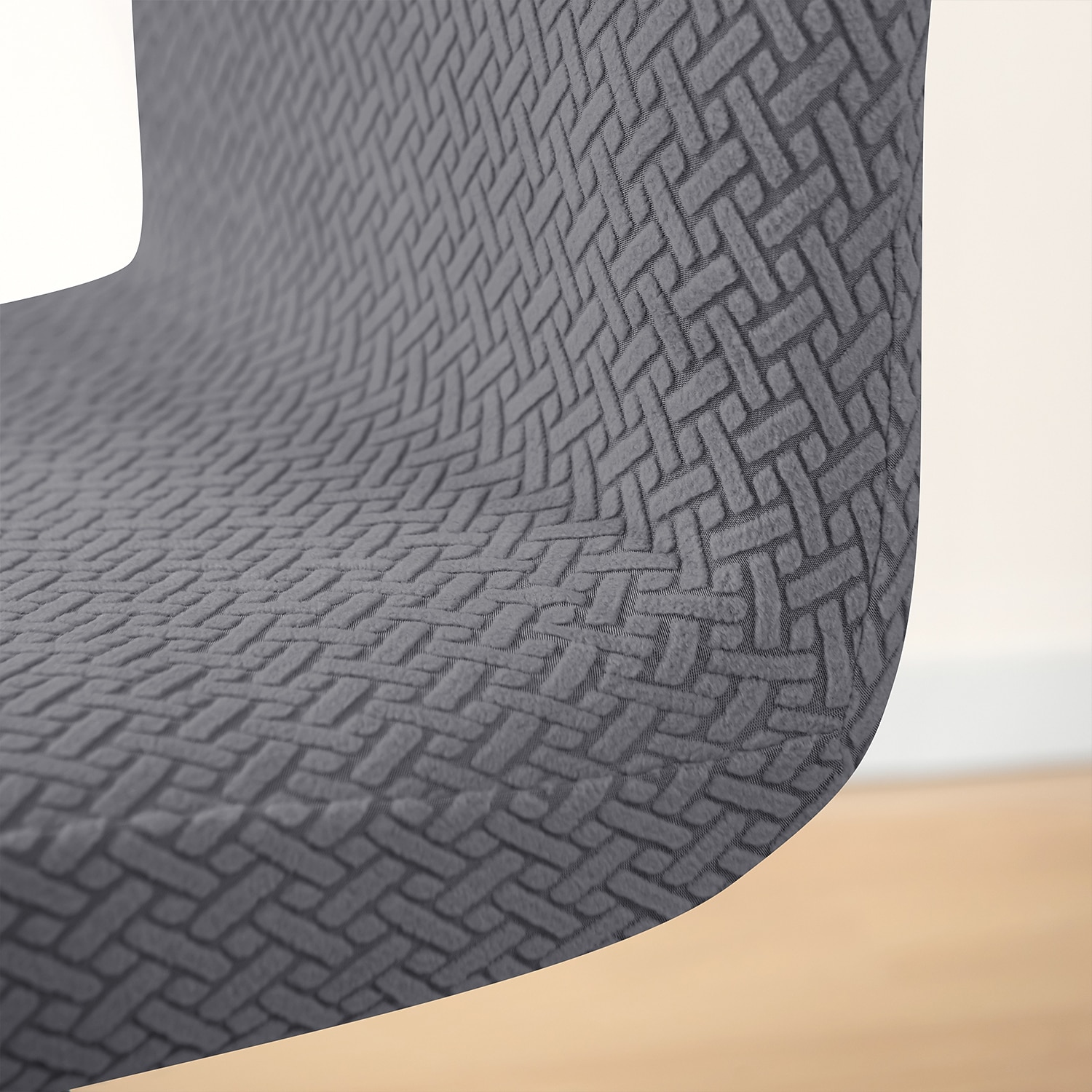 2 stk stretch barstoltrekk burgunder grå pub benk krakk stol slipcover firkantet svingbar barkrakk stoltrekk til spisestue kafé sklisikre med elastisk bunn 2025 - $11.49 –P8