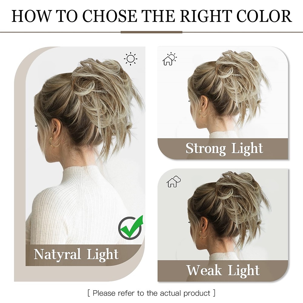 5 Pieces Messy Hair Bun Hairpiece Tousled Updo for Women Hair Extension Ponytail Scrunchies with Elastic Rubber Band Long Updo Messy Hairpiece Hair Accessories Set for Women 2026 - $26.99 –P8