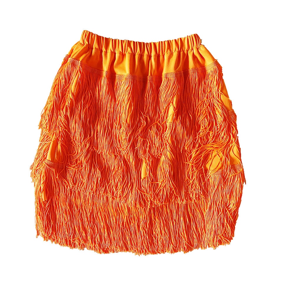 latinska danskjolar fransade tofs ren färg kvinnors prestationsträning hög polyester 2025 - $17.49 –P9