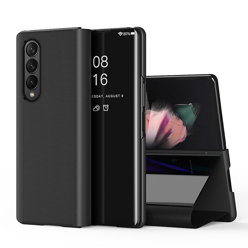 Handy Hülle Handyhüllen Für Samsung Galaxy Z-Falte 6 Z Fold 5 Z Fold 4 Z Fold 3 Klappetui Shutzrahmen Magnetisch Ganzkörperschutz Einfarbig PC Metall 2025 - $27.99 –P1
