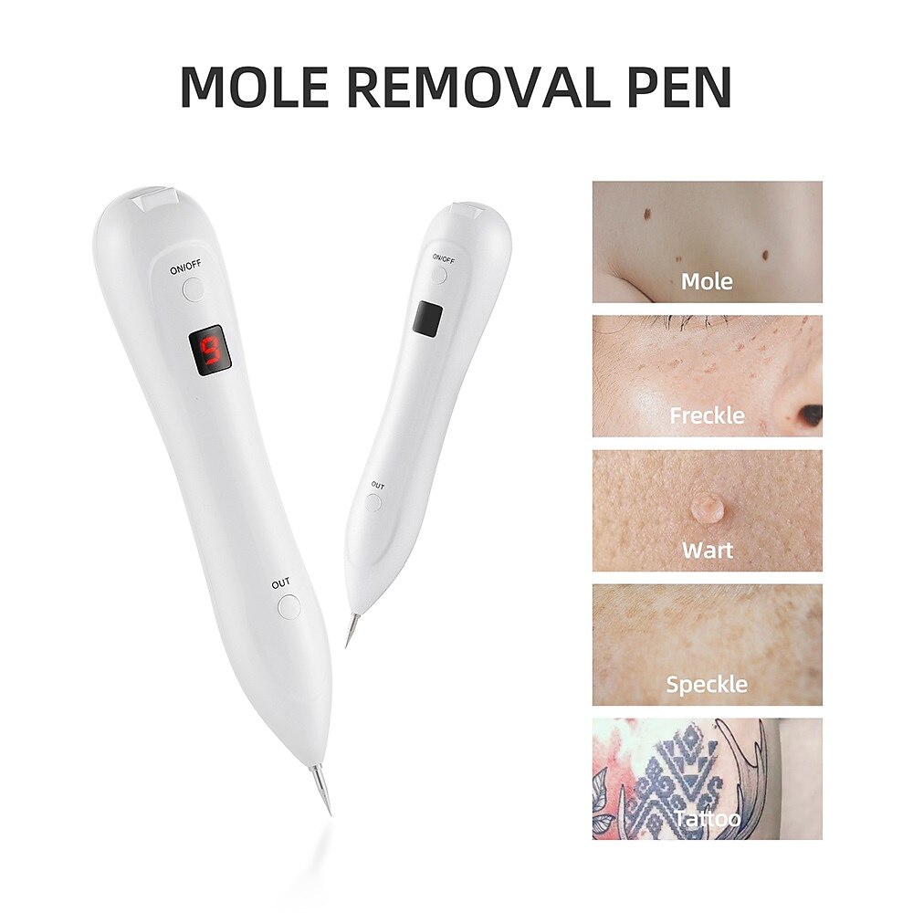 Electric LCD Display Portable Freckle Warts Dot Mole Dark Spot Freckle Removal Eraser Pen Salon Beauty Tool Valentine's Day Gift 2026 - $22.99 –P11