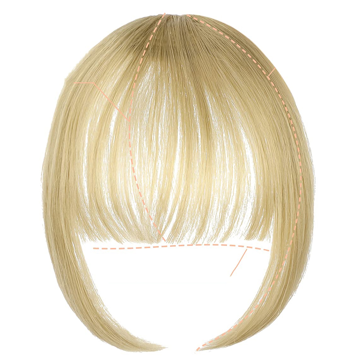 frange pince à cheveux dans les extensions frange naturelle frange clip-sur le devant soigné plat bang une pièce longue droite postiche pour les femmes de 2025 ? $9.49 –P3