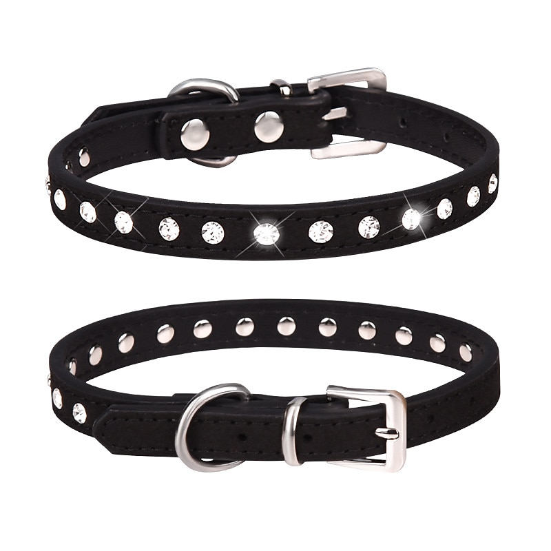 Chien Chat Colliers Ajustable Portable Durable Extérieur Marche Strass de 2025 ? $12.49 –P5