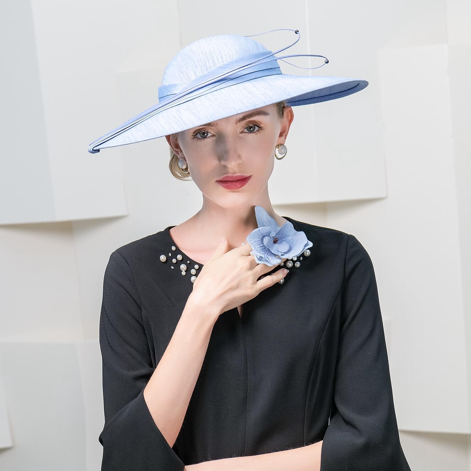 Modedesign Elegant Hatter med Fjær 1PC Bryllup  Fest  Kveld Hodepryd å imponere Hatter Race Day Kjole 2025 - $90.99 –P9