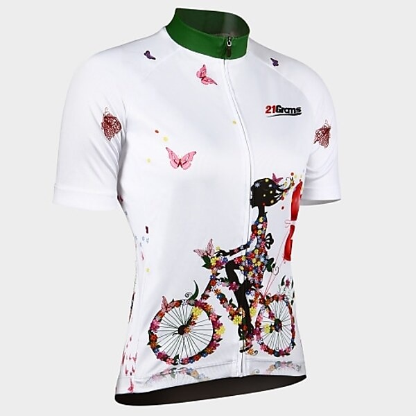 Per donna Maglia da ciclismo Manica corta Autunno Bicicletta Maglietta / Maglia Superiore con 3 tasche posteriori Ciclismo da montagna Cicismo su strada Traspirante Asciugatura rapida Design del 2025 a $28.99 –P13