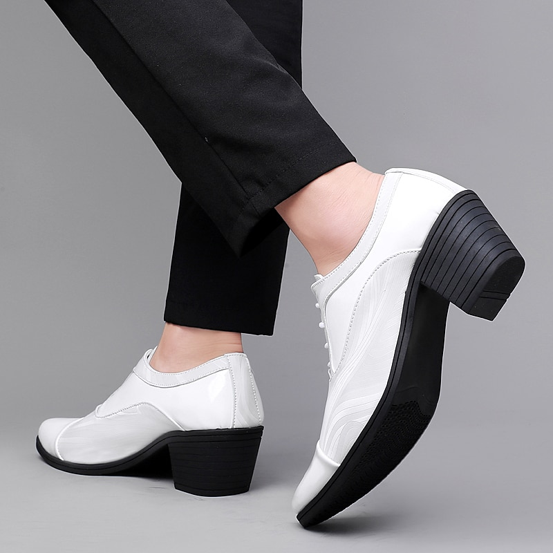 miesten kiiltonahkaiset mekkokengät – tyylikkäät muodolliset oxford-nauhakorkonauhat erikoistilaisuuksiin 2026 - $64.99 –P9