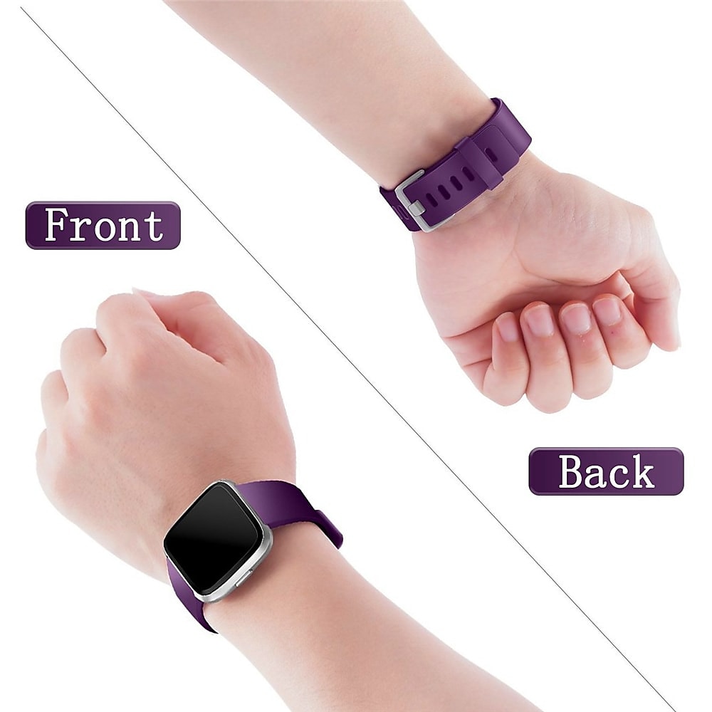 2025年 スマートウォッチバンド と互換性があります Fitbit Versa 2 / Versa Lite / Versa SE / Versa シリコーン スマートウォッチ ストラップ ソフト 弾性ある 調整可 スポーツバンド 置換 リストバンド コレクション – $15.99 –P9