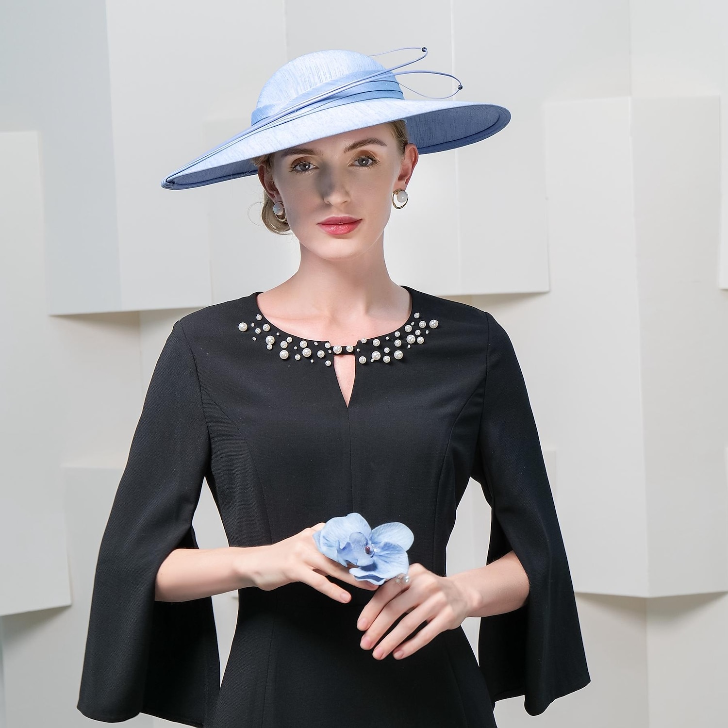 Modedesign Elegant Hatter med Fjær 1PC Bryllup  Fest  Kveld Hodepryd å imponere Hatter Race Day Kjole 2025 - $90.99 –P11