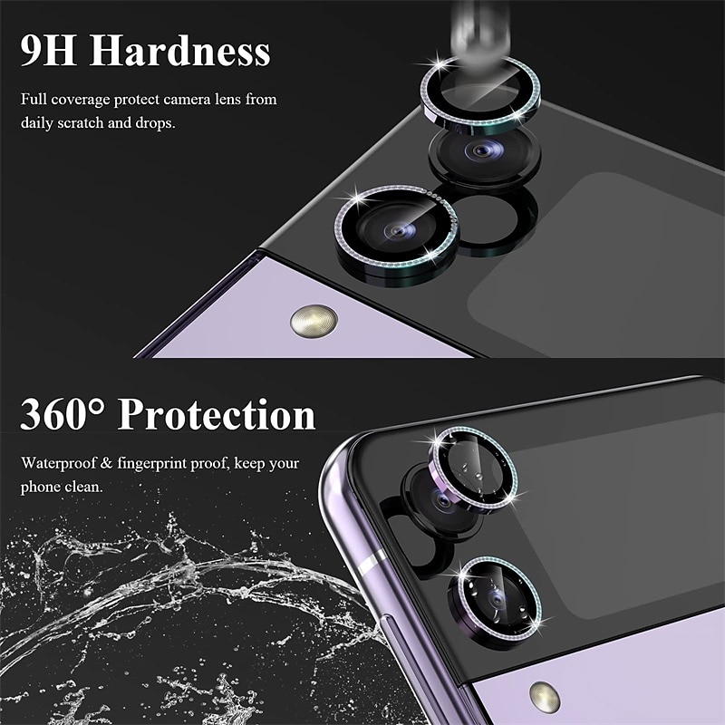 1 Set Screen Protector + Camera Lens Protector Back Screen Protector For Samsung Galaxy Z Flip 7 Z Flip 6 Z Flip 5 Z Flip 4 Z Flip 3 Tempered Glass TPU Hydrogel 9H Hardness Anti-Fingerprint High 2025 - $8.99 –P10