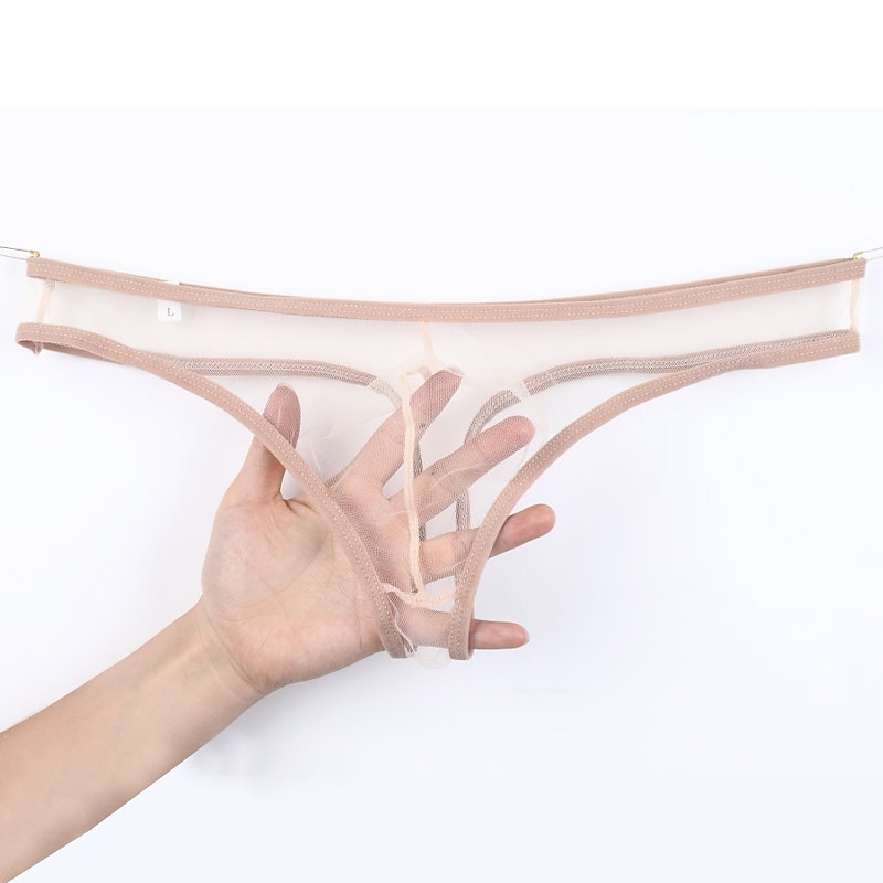 Bărbați 3 pachet Șlapi Lenjerie tanga Chiloți sexy Spandex Respirabil Απαλό Simplu Talie medie Negru Alb 2025 - $12.49 -P7