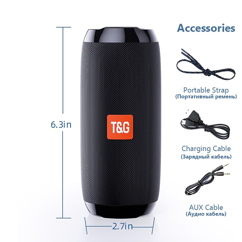 Portable Bluetooth Speaker Wireless Bass Subwoofer Waterproof Outdoor Speakers Boombox AUX TF USB Stereo Loudspeaker Music Box Valentine's Day Gift 2026 - $25.99 –P17
