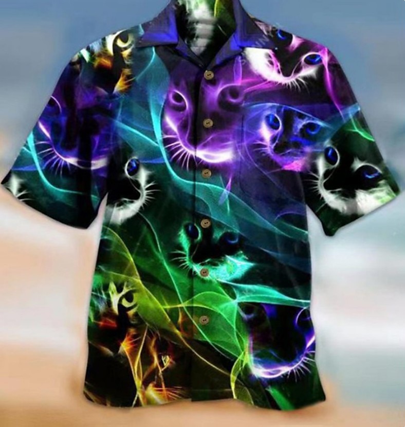 Per uomo Squalo Prodotti per pesci Palma Maglietta informale Camicia hawaiana Camicia da campo Maniche corte Camicia Collo ripiegabile Hawaiano Originale Informale Per uscire A B C Stampa 3D S M L del 2025 a $24.99 –P3