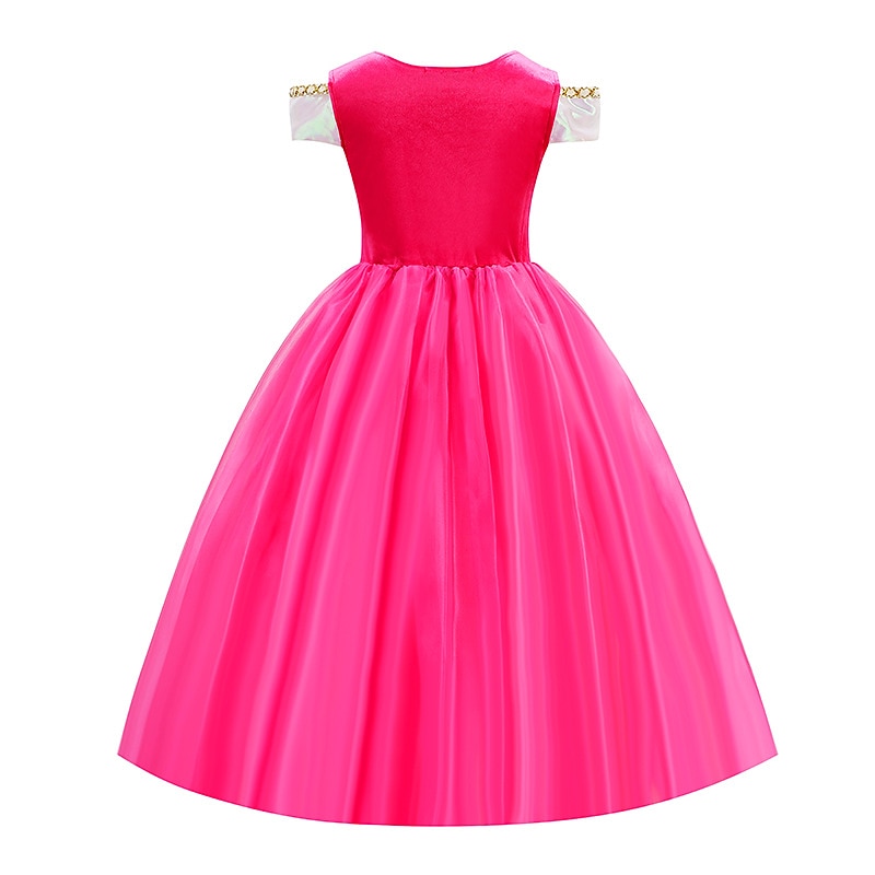 sachin and babi light blue dress Disney Beauty And The Beast Belle Fitted Character Dress – Ambrie main image 1