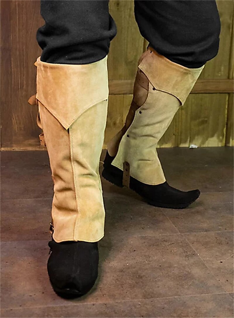 Středověké Renesanční Leg Warmers Kamaše Návleky na boty Pirát Viking Ranger Lukostřelba Maškarní kostým Pánské Unisex Pirát Fantazie Plesová maškaráda Večírek Dospělé Kryt obuvi 2025 - $34.99 –P12