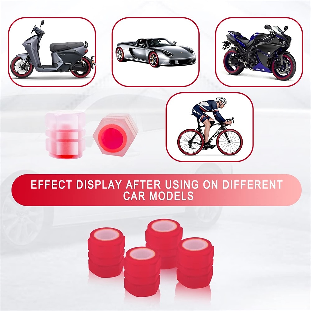 8 PCS Luminous Wheels Cap Tire Valve Stem Glow Luminous at Night Air Caps Cover Fluorescent Illuminated Auto Car Wheel Valve Stem Caps Cover for SUV Motorcycles Truck Vehicle 2025 - $15.99 –P10