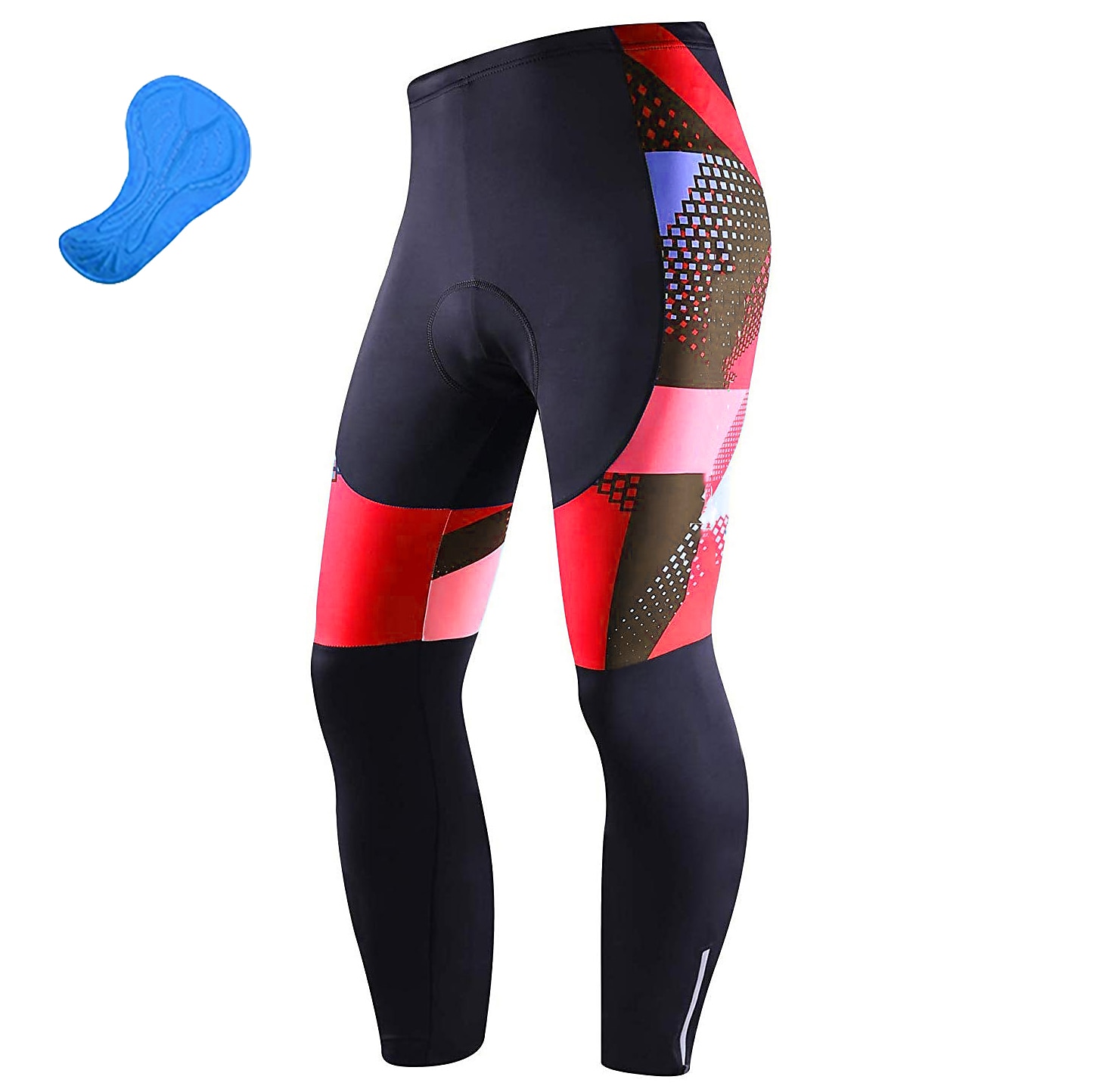 Herren Geometrisch Fahrradhose Fahhrad Unterteile Mountainbike MTB Straßenradsport Sport 3D-Polster Radfahren Schnelltrocknend Feuchtigkeitsableitend Gelb Rot Spandex Bekleidung Fahrradbekleidung 2025 - $30.99 –P4