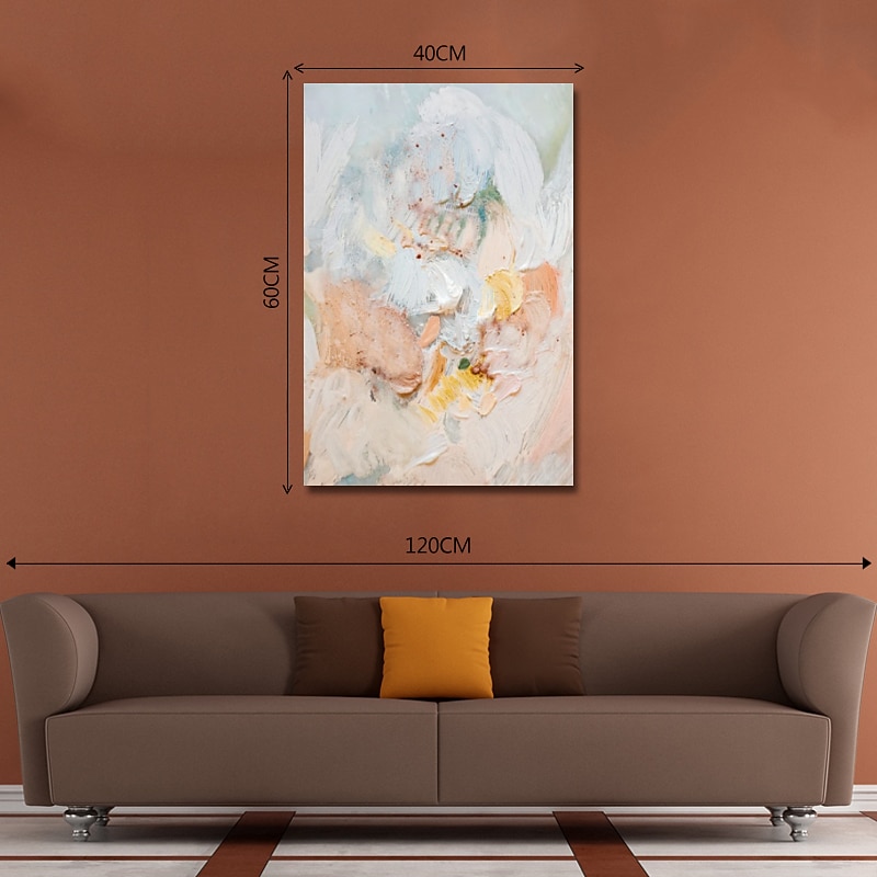 النفط الطلاء اليدوية رسمت باليد جدار الفن سميكة النفط مجردة قماش اللوحة زخرفة المنزل ديكور إطار ممتد جاهز للتعليق 2026 - $131.99 –P7