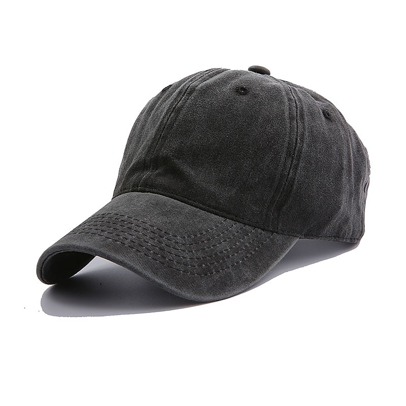 Voor heren Wassen baseballpet Zwart Wit Katoen Gesp Modern eigentijds Alledaagse kleding Vakantie Heldere kleur Zonbescherming Sport 2026 - $12.49 –P13