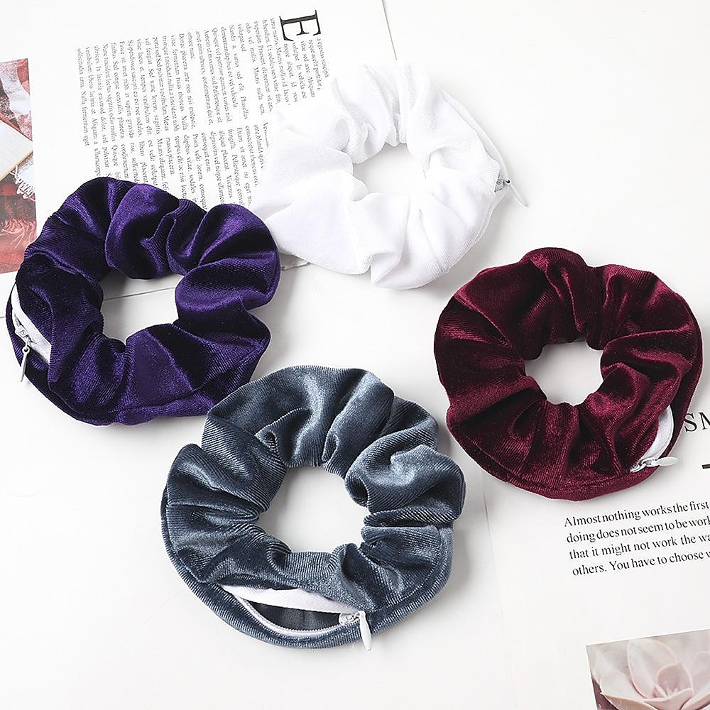 hår scrunchies fløyel elastiske hårbånd scrunchy hår bånd tau scrunchie for kvinner eller jenter hårtilbehør 2025 - $6.99 –P4