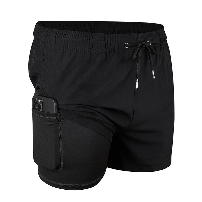 Men's Board Shorts Swim Shorts Swim Trunks Summer Shorts Drawstring Elastic Waist 2 in 1 Graphic Comfort Breathable Short Casual Holiday Beach Hawaiian Stylish Gradient blue Black 2025 - $20.99 –P4