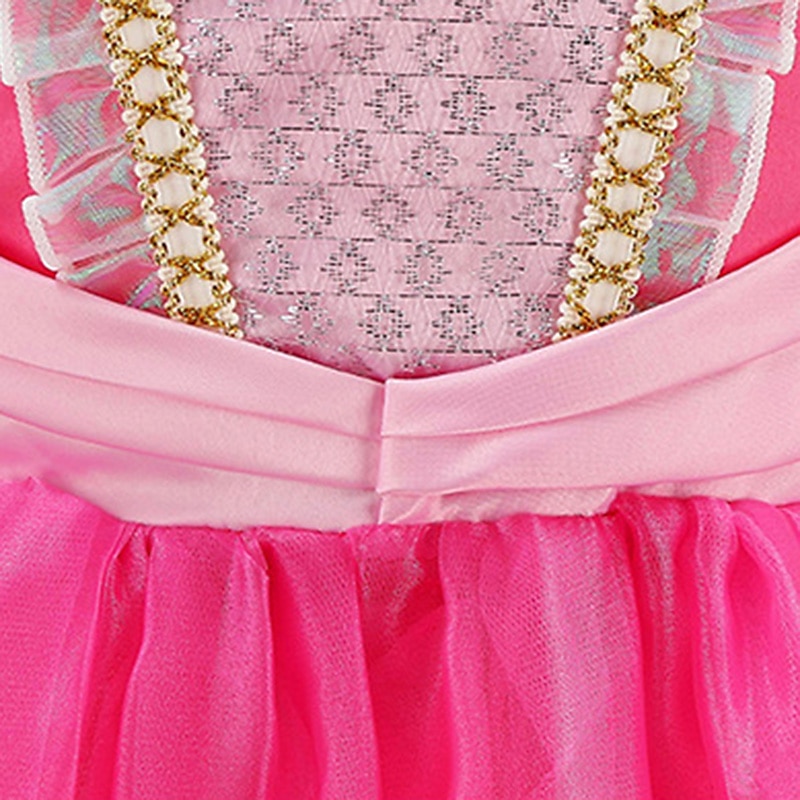 Bokuke 2026 Eventyr Prinsesse Ganske Blomsterpikekjole Temafestkostyme Tyll kjoler Cosplay for Jente Barne Karneval Maskerade Bryllup Bryllupsgjest 2026 - $34.99 –P12